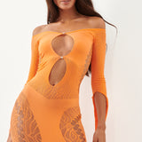 Charlotte Dress Tangerine