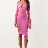 Charlotte Dress Fuchsia