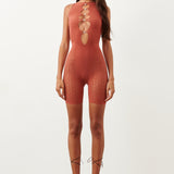 Jetta Jumpsuit in Burnt Henna