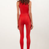 Rhinestoned Janice Jumpsuit Heartbreaker