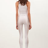 Rhinestoned Janice Jumpsuit Optic White