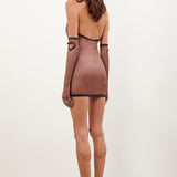 Kylie Dress Jersey Brown