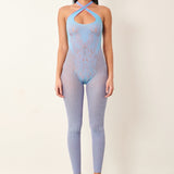 Daphne Jumpsuit Crypto Blue