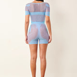 Vivian Bodysuit Crypto Blue