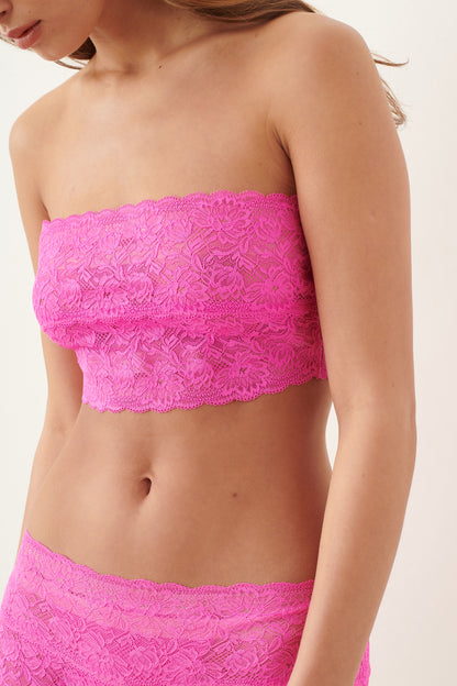 Ava Top Lace Harlot Pink