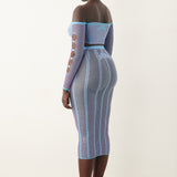 Fortune Skirt Crypto Blue