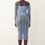 Fortune Skirt Crypto Blue