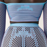 Fortune Skirt Crypto Blue