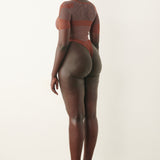 Vivian Bodysuit Old Money Brown