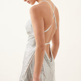 Calypso Dress Chrome Silver