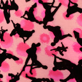 Knockout Capris Pink Leopard Print