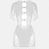 Miranda Dress in Optic White