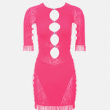 Miranda Dress in Shocking Pink