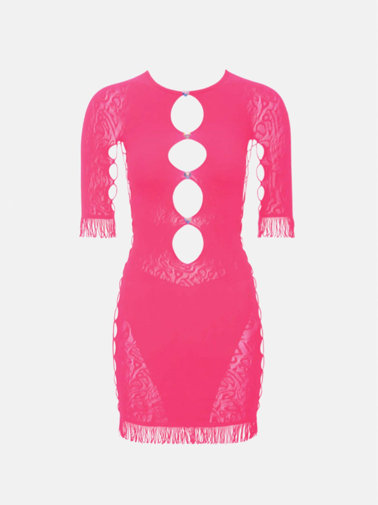 Miranda Dress in Shocking Pink
