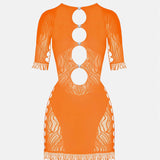 Miranda Dress Tangerine