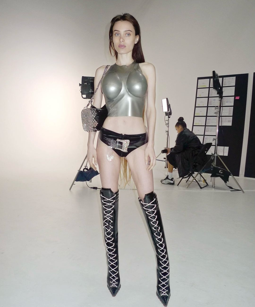 lana rhoades mini dress Lana Rhoades White Dress Dance Reaction