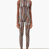 Reef Jumpsuit Oyster Stripe