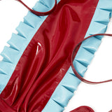 Salma Latex Bra Burgundy