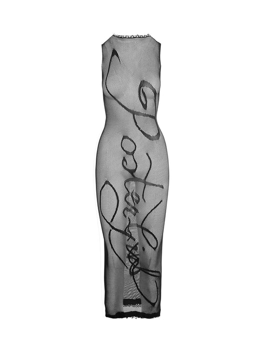 Aloha Midi Dress Jet Black