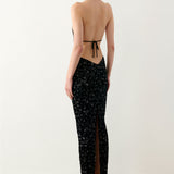 Bare Dress Black Leopard Print