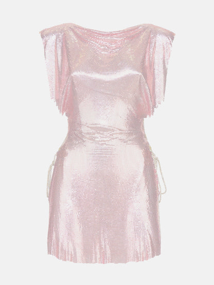 Bamm Bamm Mini Dress Blush Pink