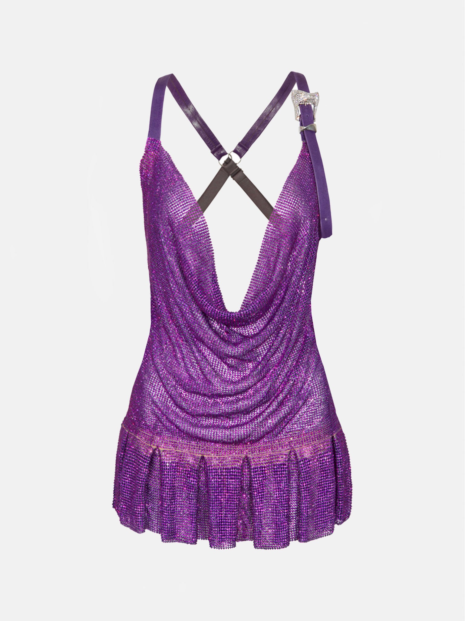 Barbara Mini Dress Amethyst