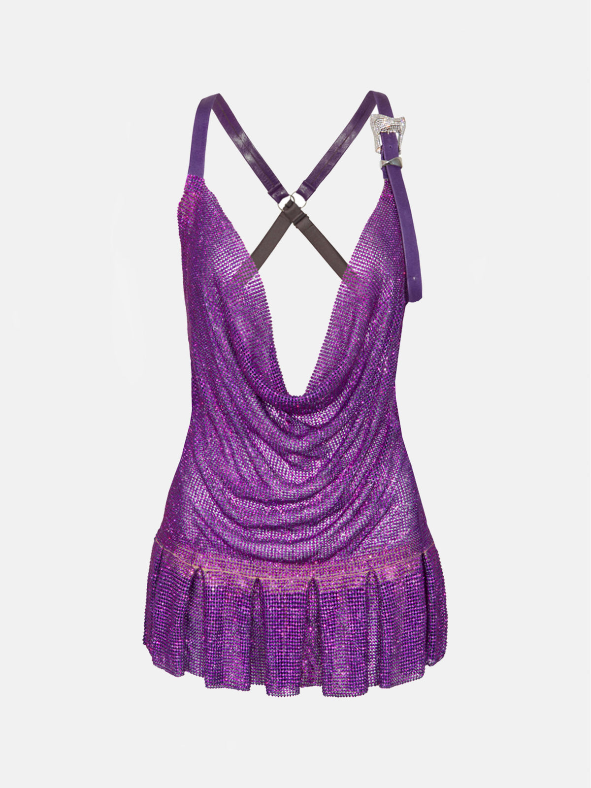 Barbara Mini Dress Amethyst