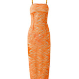 Blair Midi Dress Aperol