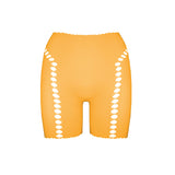 Brianna Biker Shorts in Papaya