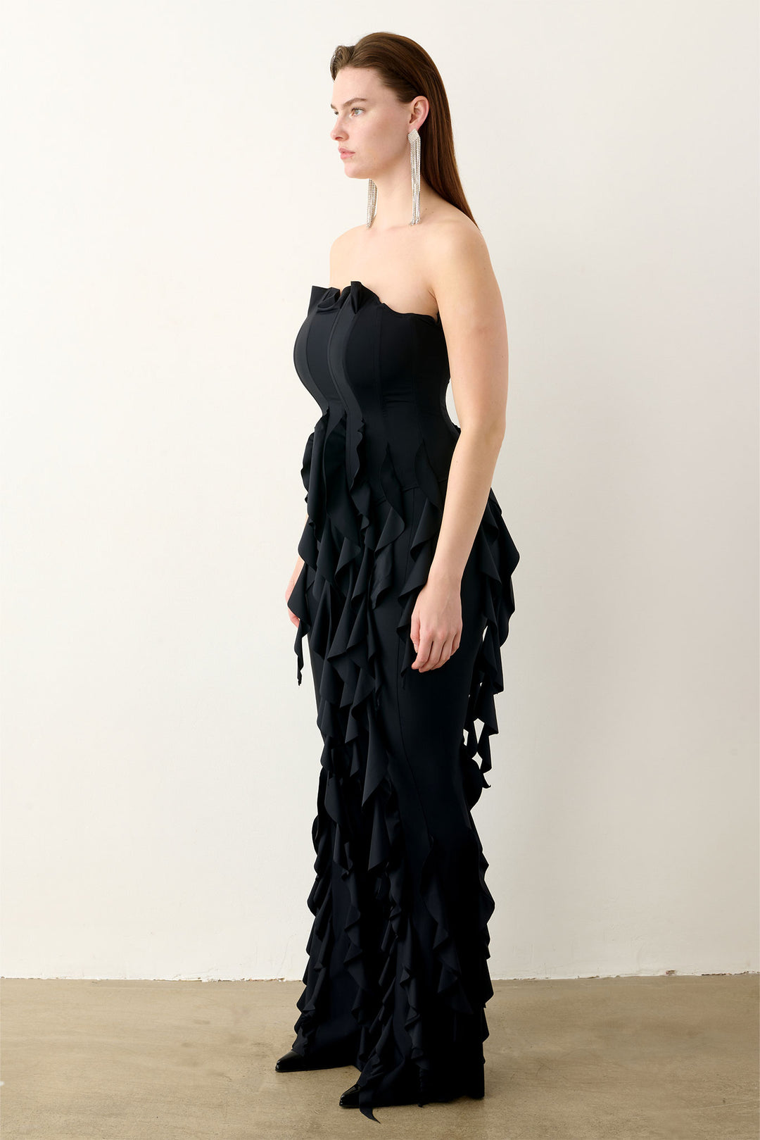 Calamity Corset Black Canvas