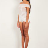 Charm Romper Virgin White