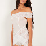 Charm Romper Virgin White