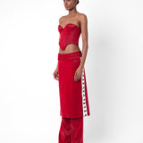 Coleen Corset Red