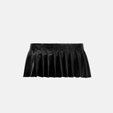 Calabria Latex Skirt Black