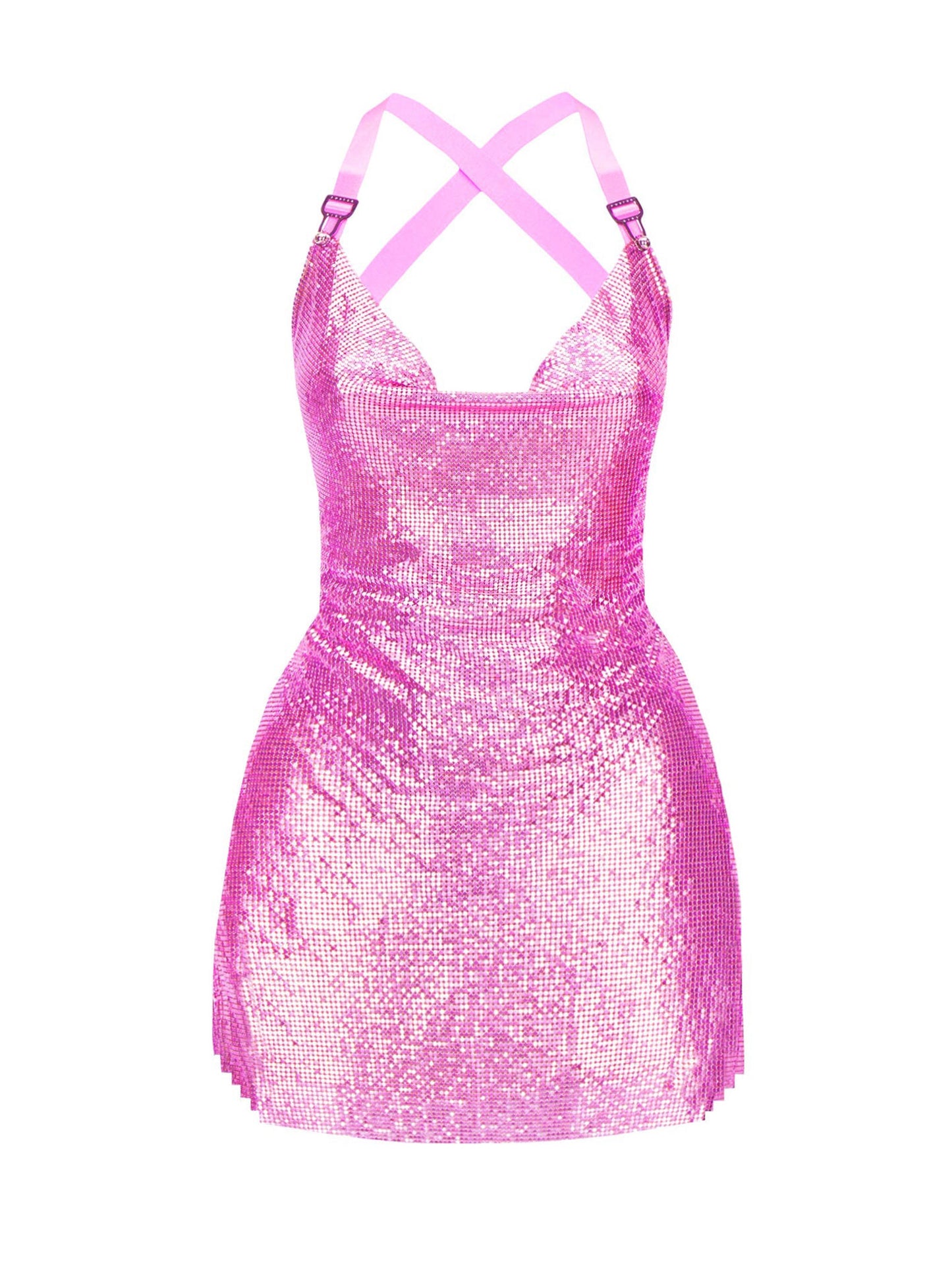 Calypso Dress Bubblegum AW22