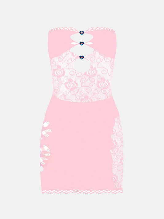 Coco Dress in Rose Quartz