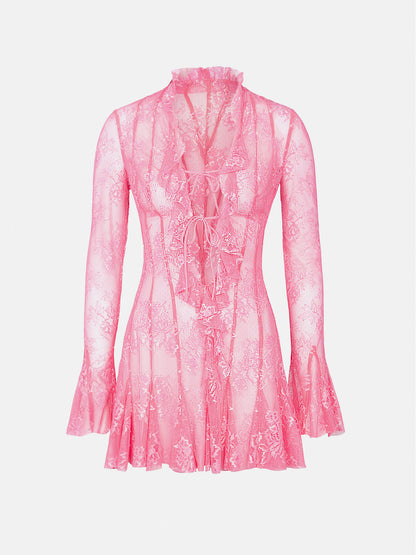 Dakota Mini Dress Fuchsia Pink
