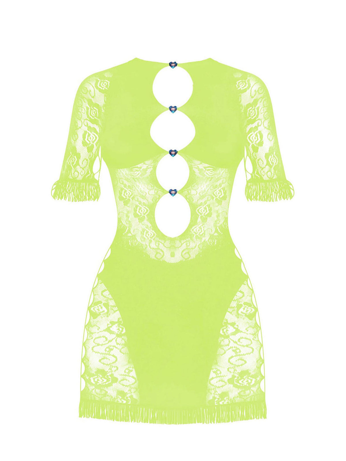 Floral Miranda Dress in Pickle