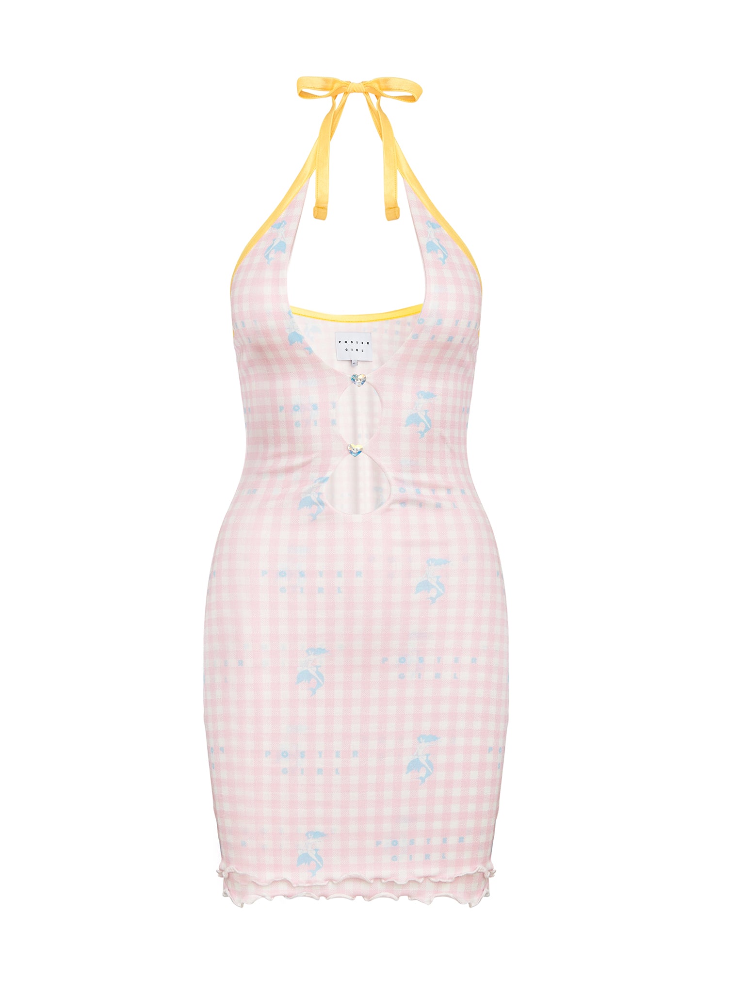 Gretchen Mini Dress Pink Gingham