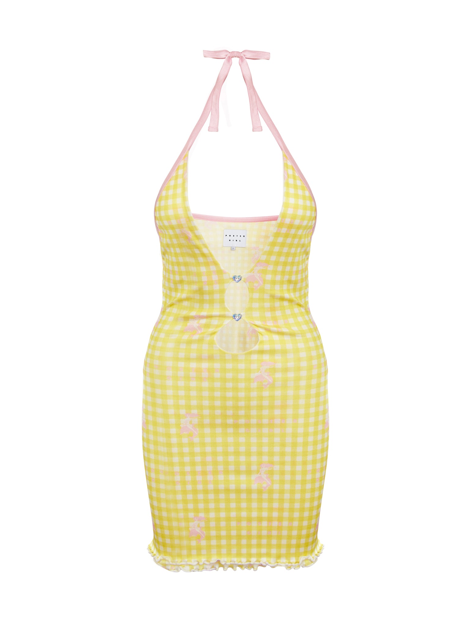 Gretchen Mini Dress Sunshine Gingham