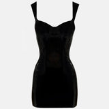 Hollywood Latex Dress Black