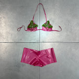 Donatella Bikini Top Rhubarb