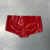 Agnes Latex Shorts Red