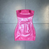 STRAWB BANDEAU DRESS