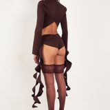 Rapunzel Hotpants Old Money Brown