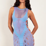 Juliet Dress Crypto Blue