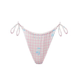 Keaton Bikini Bottoms Pink Gingham