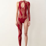 Leng Jumpsuit Red