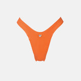 Latex Carpenter Thong Tangerine