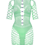 Lola Dress Malachite Green